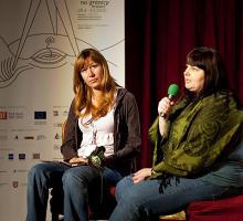 Diana Fabiánová i Magdalena Domaradzka; rozmowa po filmie „Miesiąc w nas”